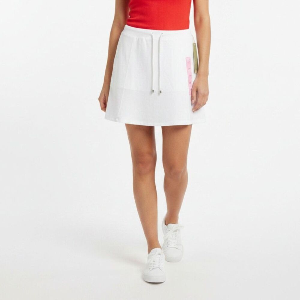 Green Tea White Sporty Athletic Skort Skirt NEW S
